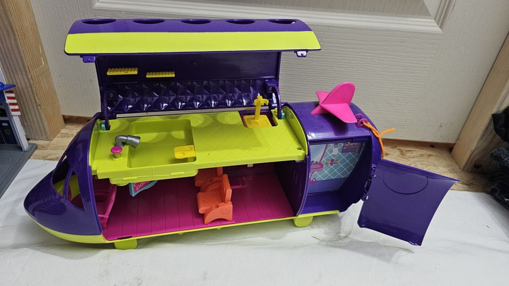 Avion mov de jucarie păpuși, Polly pocket airplane
