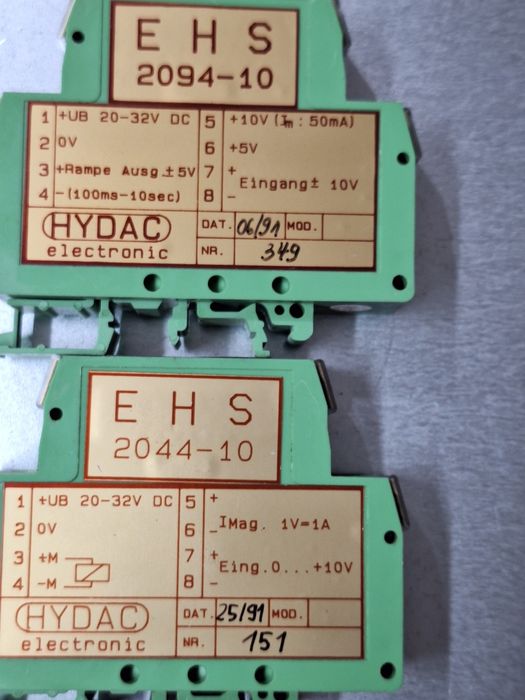 Convertoare de semnal 0-10v  ,4-20mA Hydac ,Novotchnik ,Weidmuller