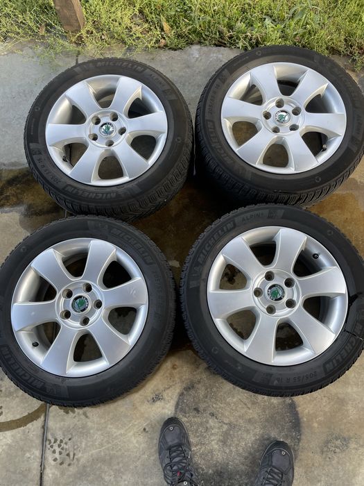 Оригинални лети джанти за Skoda,VW ,Audi 16 цола с гуми