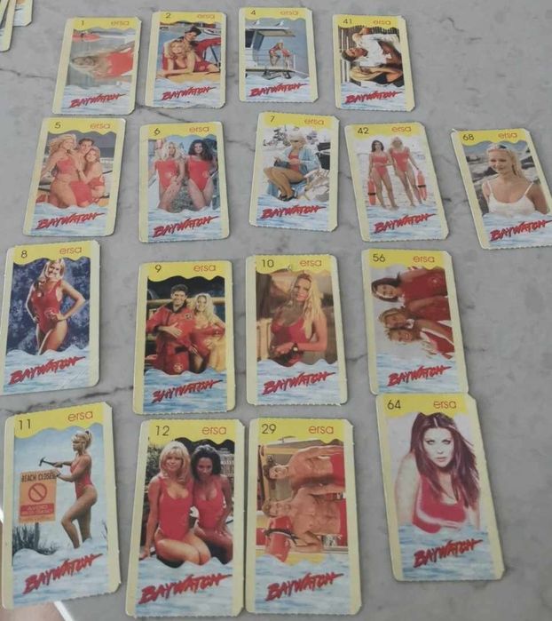 Спасители на плажа - картончета, карти