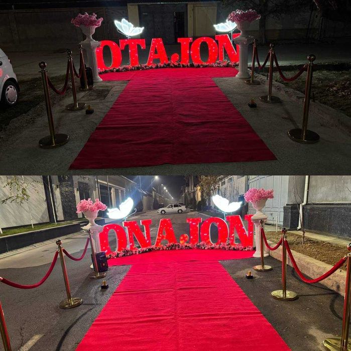 Oformleniye I Dekorativ Gullar I To'y va marosimlar uchun bezaklar