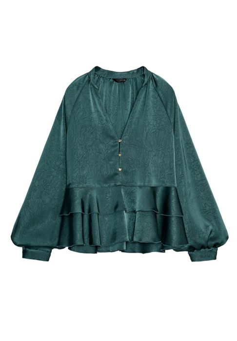 Зара zara зелена блузка