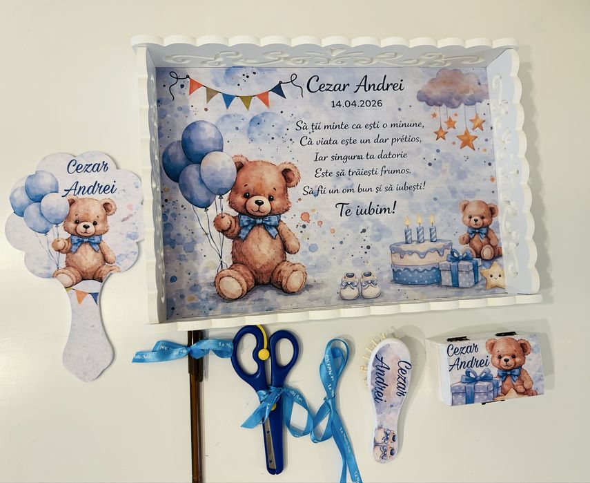 Set 7 piese Tavite Mot / Turta