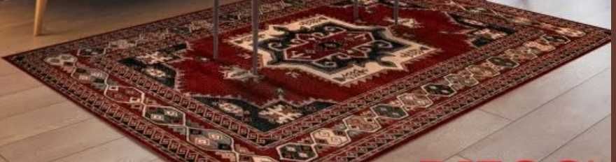 Covor Royal burgundy - 200x130 cm-2 bucati