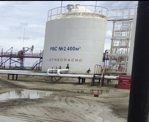 Очистка нефтерезервуаров, емкостей