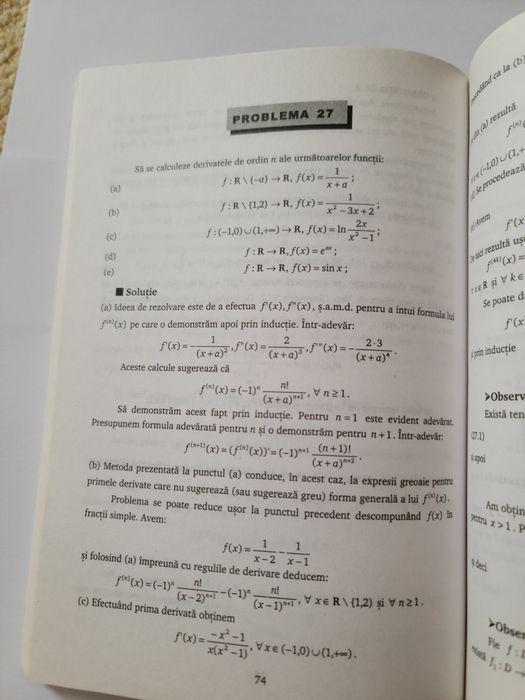 Analiza matematica- probleme rezolvate si comentate