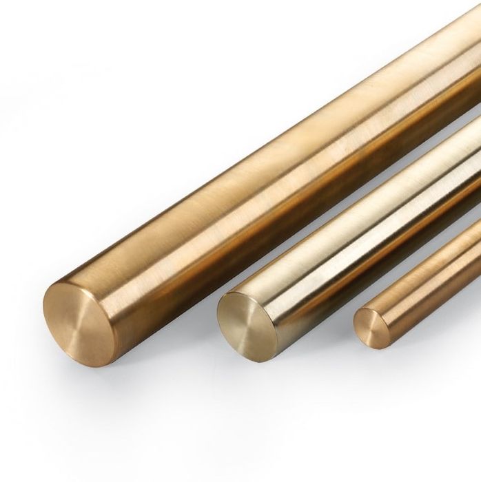 Bara de bronz patrat hexagon si rotund