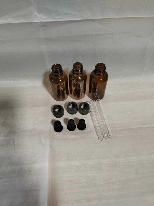 Стъклени Шишенца 30мл и капачки с пипета/капкомер