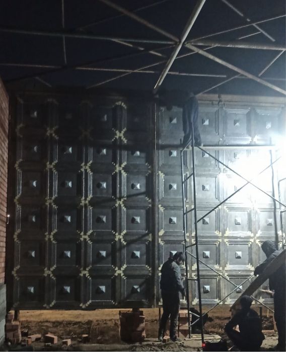 Darvoza naves reshotka panjara yasash  boyash kraska qilish hizmat bor