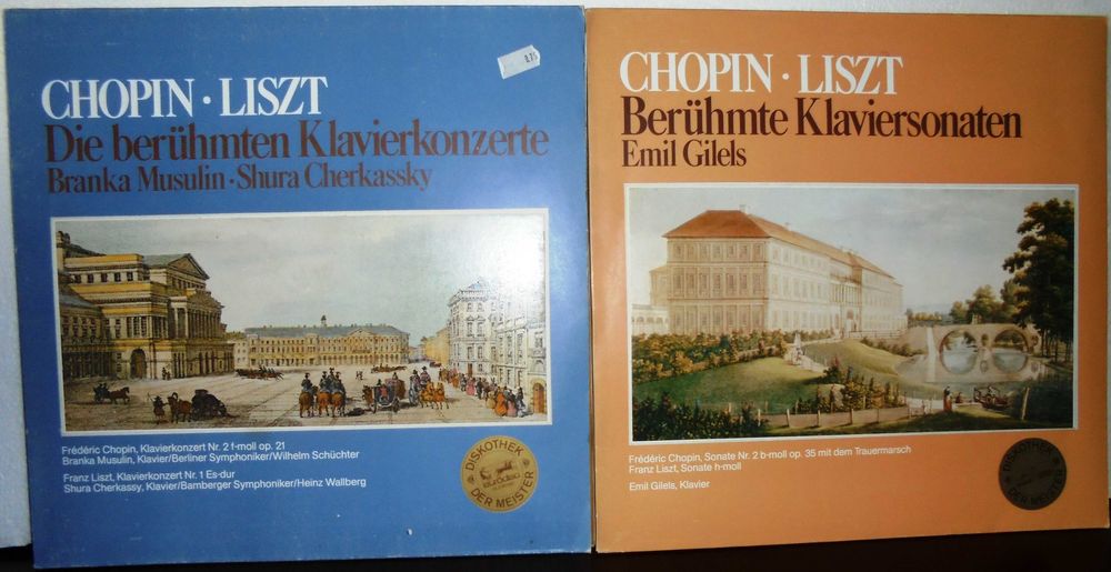 Vand viniluri muzica clasica-seria DISKOTHEK DER MEISTER