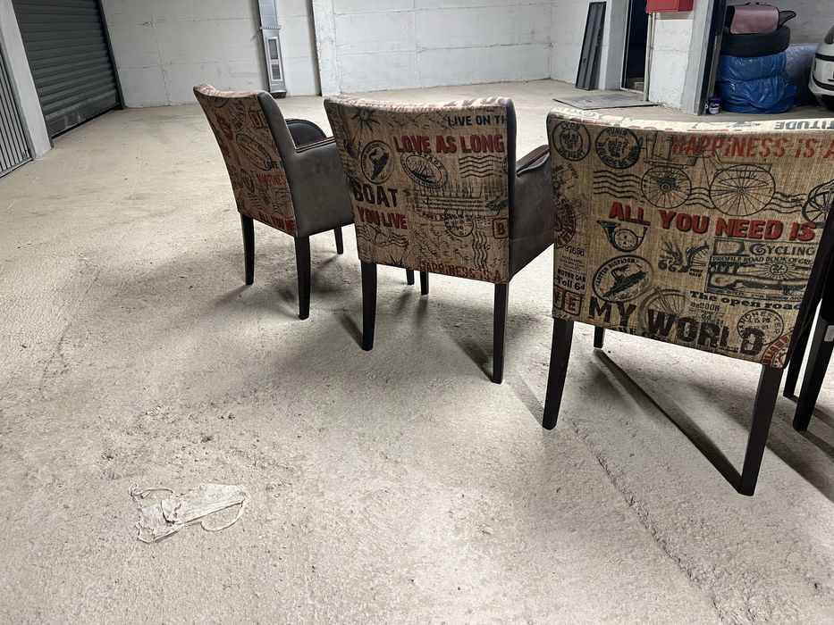 винтидж столове с дървена конструкция