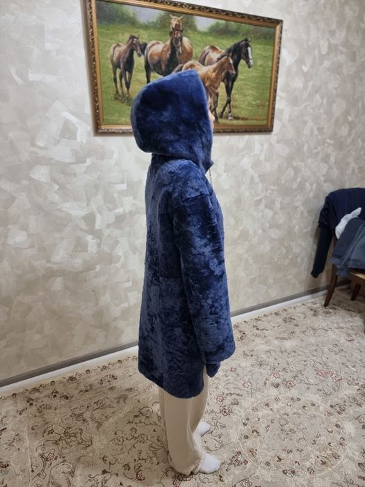 Шуба мутон из овчины подростковая