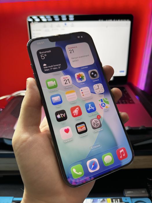 Placă Bază  iPhone 13 Pro Max  128 GB / Face ID / Liberă  + Baterie