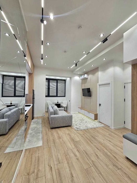 2-комнатная студия 44м², евролюкс, Ozmahal, 8 этаж`