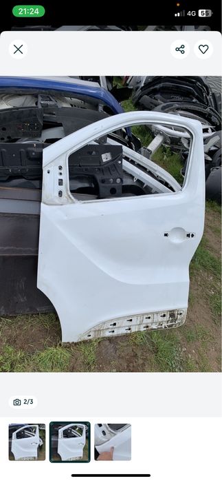 Usa fata renault trafic 3/opel vivaro partea/dreapta an 2014/2015/2024