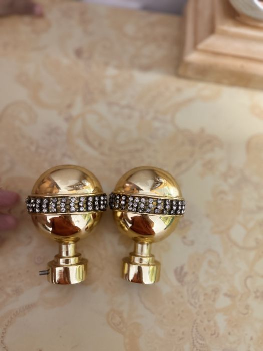 Карниз круглый золото