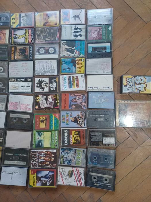 Lot casete audio 100 casete povesti, disco, rock .3,50 lei buc .