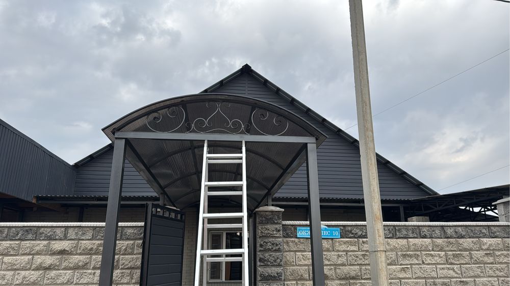 Навесы казырок ворото