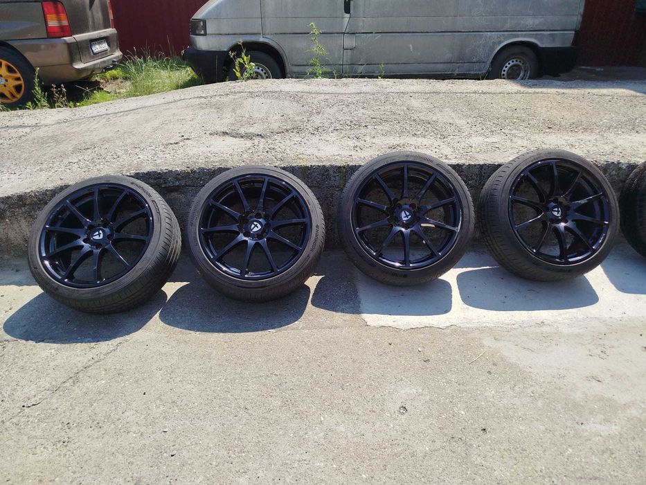 Roti Auto  cu jante Tomason pe 18 si Cauciucuri Hankook ventus prime DOT 2025 si cauciucuri M+S