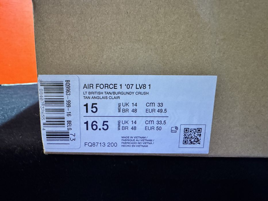 Оригинални! Nike Air Force 1 '07 LV8 1 - 49.5 Shoemag
