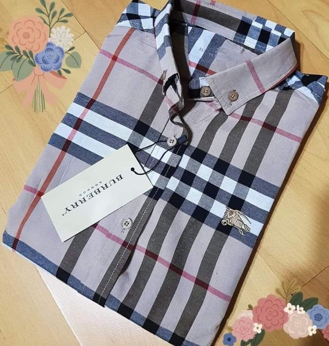 Camasa damă Burberry, bumbac  logo brodat, diverse marimi, import Italia