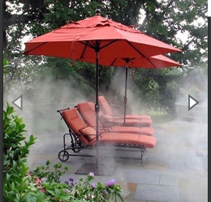 Водна мъгла система за охлаждане