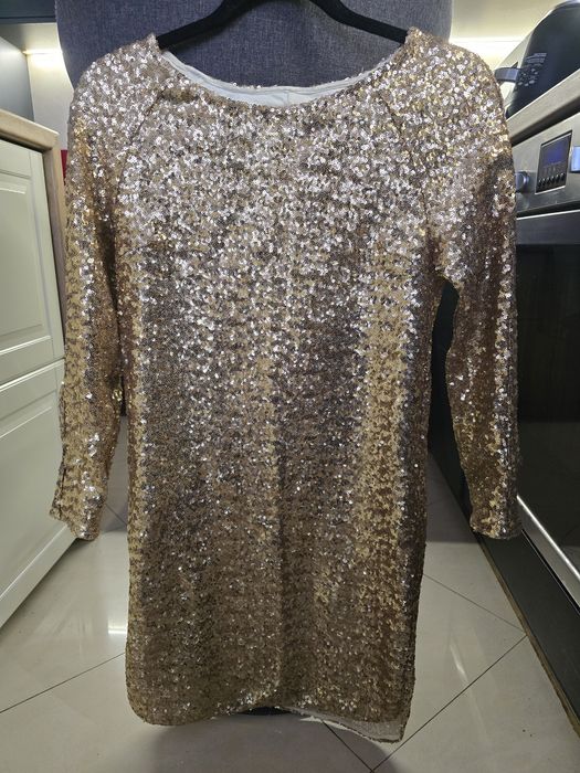 Официална, стилна рокля, с паети, Vero Moda