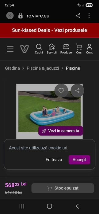 Piscina gonflabila 850l
