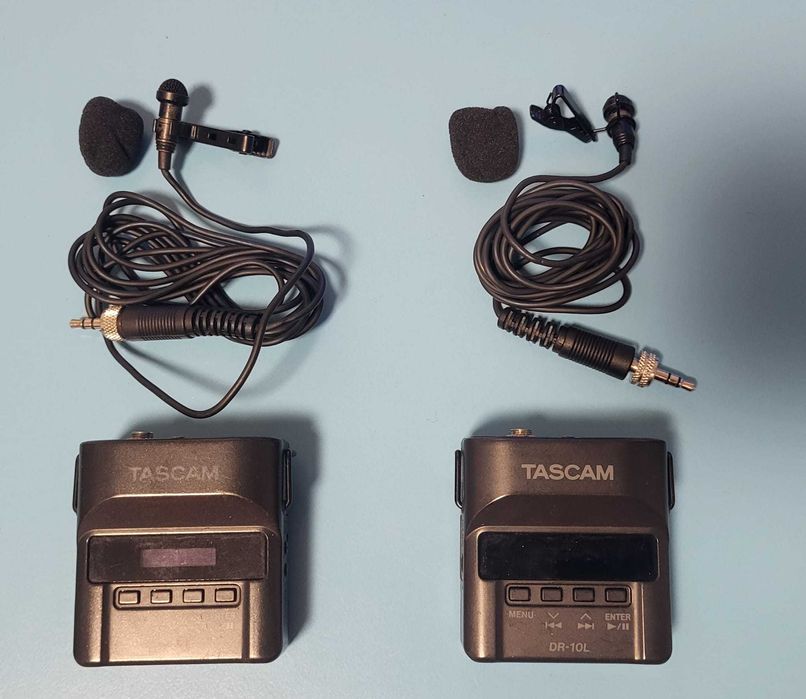 SET 2 Lavaliere Tascam DL-10 + carduri
