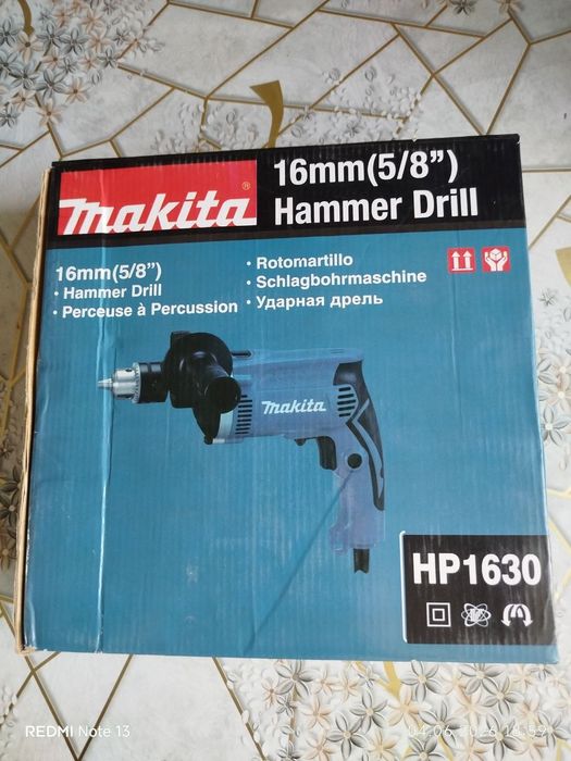 Сетевая Ударная Дрель Makita HP1630