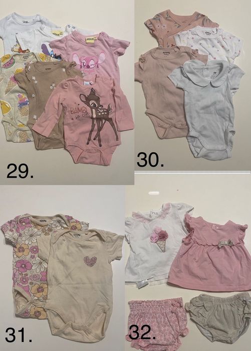 Бебешки дрешки 0-3м H&M, Mayoral, Next, Pepco, Sinsay и други