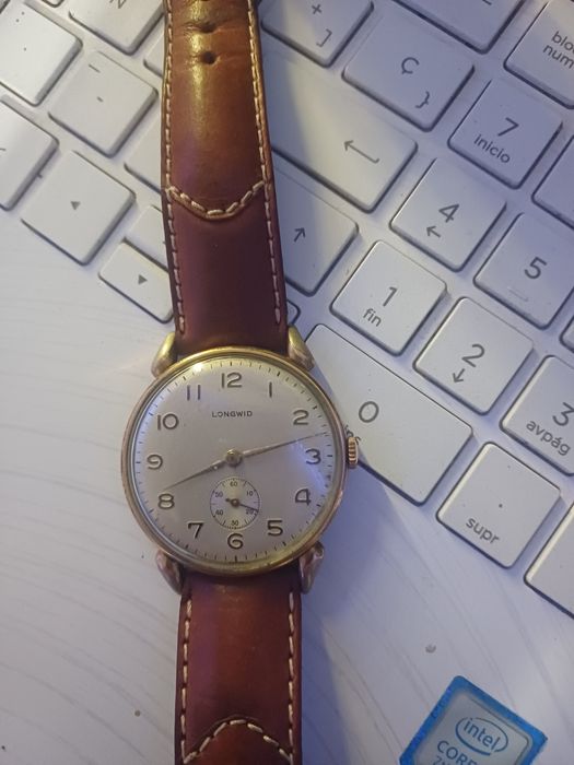 ceas  mecanic vintage Longwid 1950–1960.