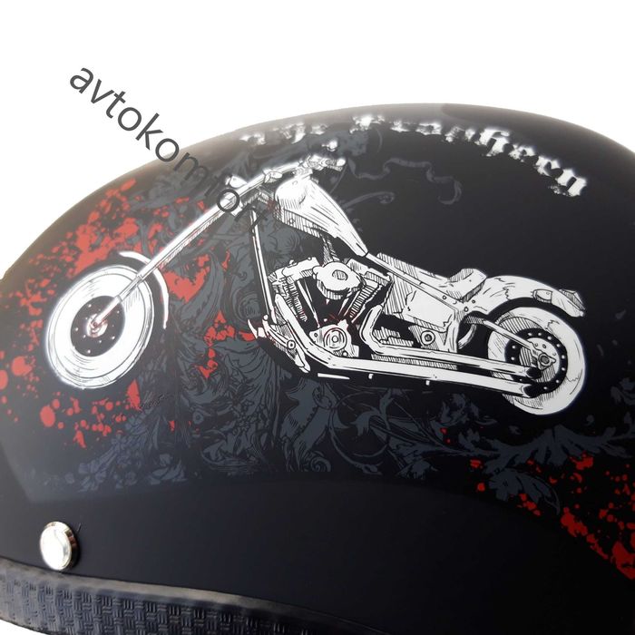 Ниско Профилна Каска За Чопър Турър И Тротинетка