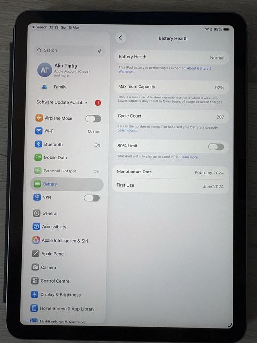 Vand Ipad Air M2 LTE