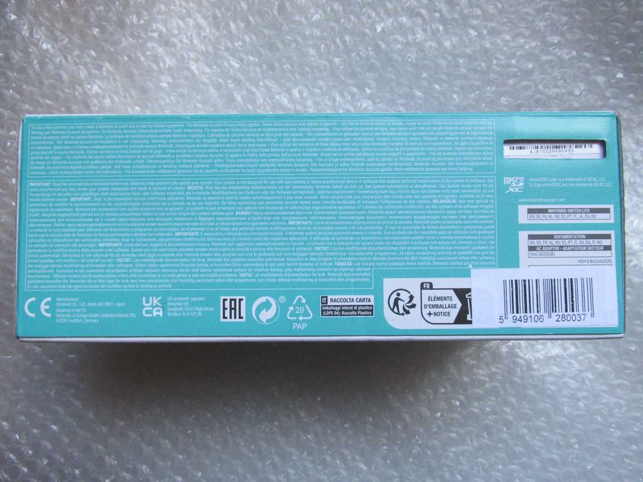 Consola NINTENDO Switch Lite Turquoise  NOUA