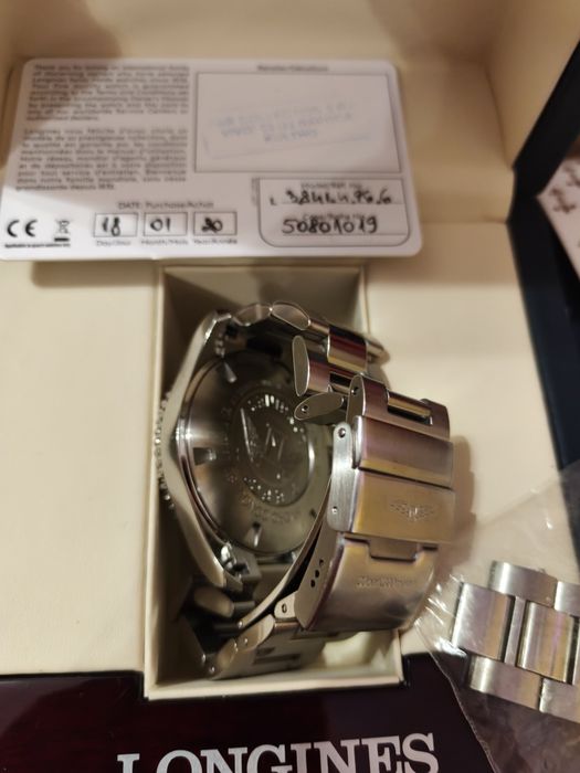 longines hydroconquest 44mm automatic + bonus cutie winder