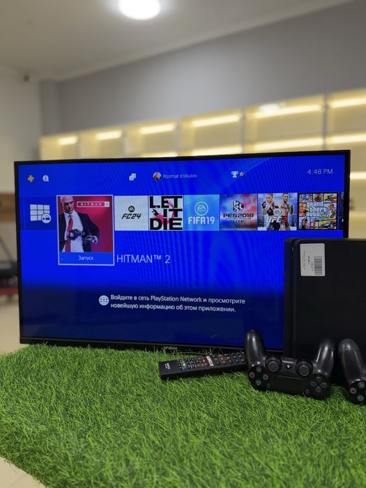 PS 4 slim и телевизор Yasin в продаже