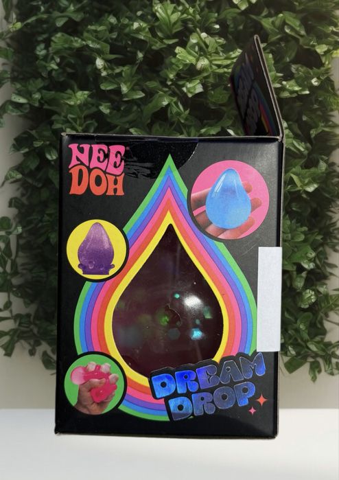 NeeDoh Sparkly Dream Drop - Sensory Squeeze Stress Relief Toy PINK