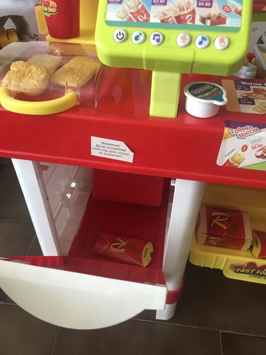 Играчка “Бързо хранене” със звук и светлини