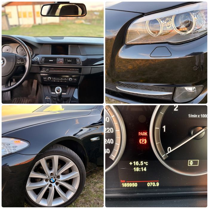 BMW Seria 5 F10 520D Limousine / recent adus in tara / manuala / stare impecabila /