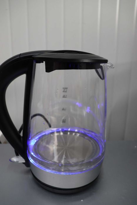 Emerio WK-123131, Стъклена кана 1.7L, боросиликатно стъкло, 2200W, LED