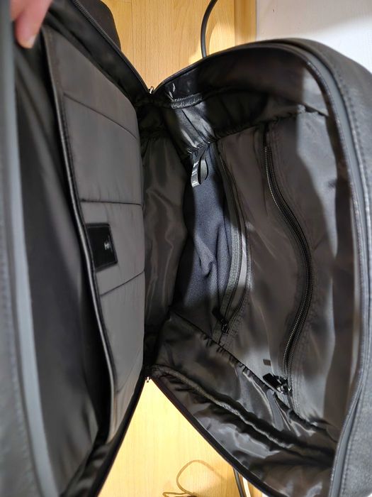 Rucsac laptop BRANVE - Negru & Albastru-denim [Nou / Nefolosit]