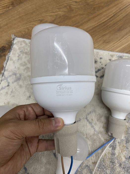 Светодиодные Лампочки sirius E27 30w