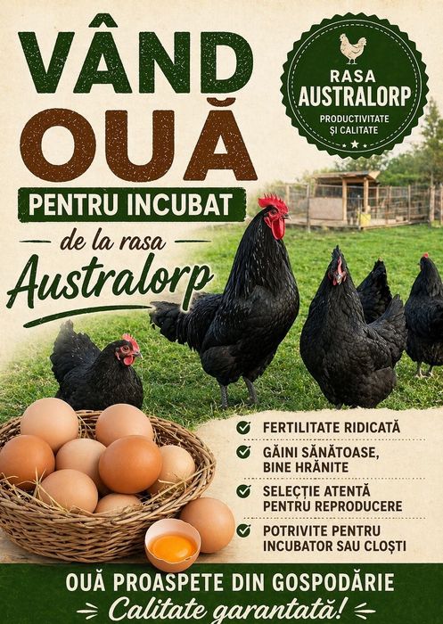 Oua incubat Austrolorp