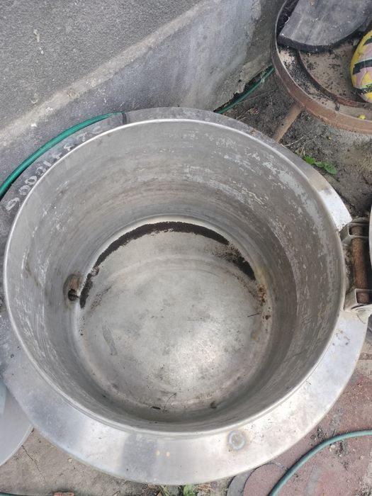 Cazan inox cuvă pereți dubli 100 litri