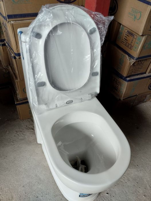 Унитаз моноблок литой