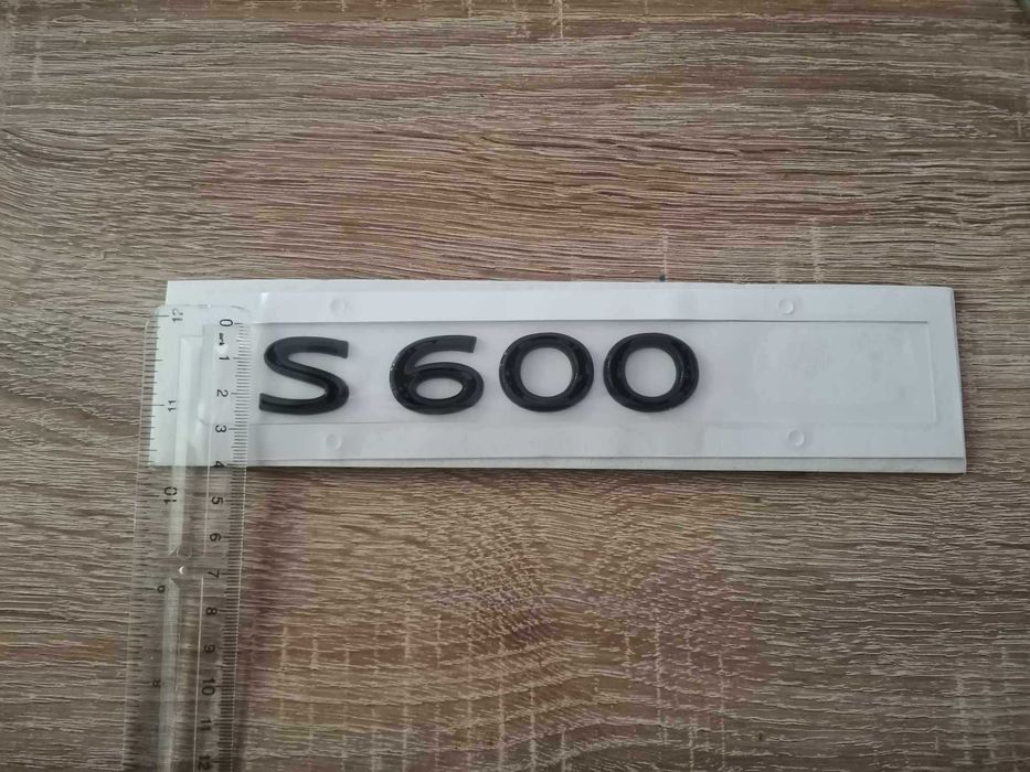 черен надпис нов стил Mercedes Benz S 600 W223