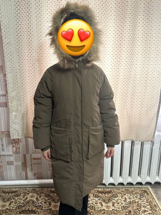 Длинная зимняя куртка