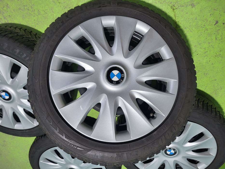 16 5x120 Bmw метални джанти с тасове гуми 5х120 бмв