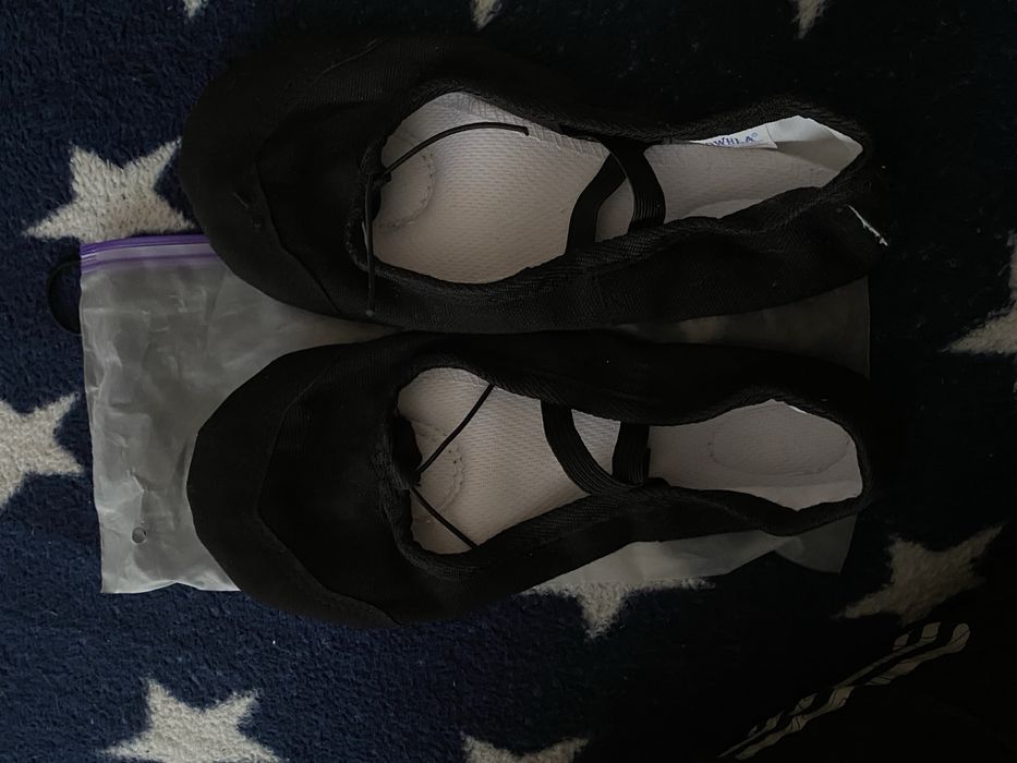 Чешки балетки черные для танцев